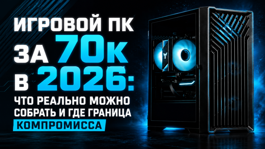 Игровой ПК за 70к в 2026: что реально можно собрать и где граница компромисса